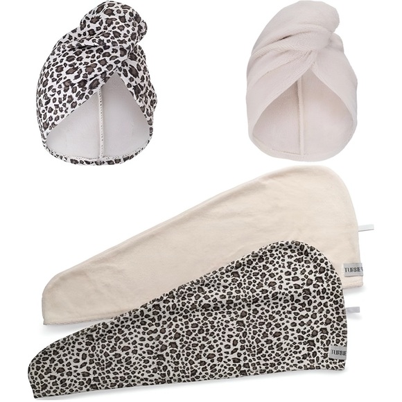 Turbie Twist Microfiber Hair Towel 2 Pack - Picture 2 of 2